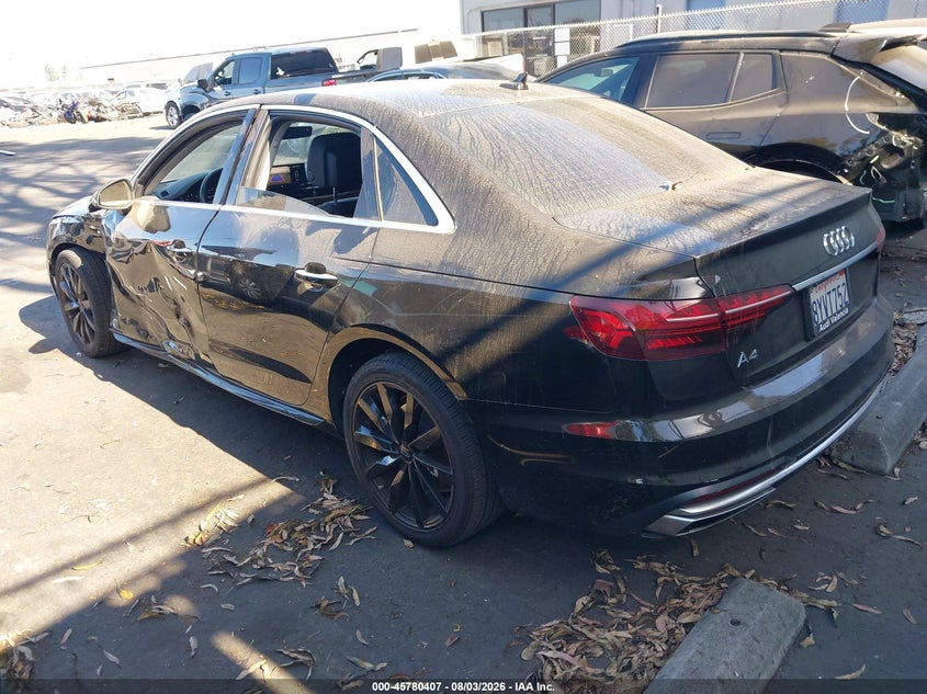 Vin: waugmaf43ln008567, lot: 46279187, audi a4 premium 40 tfsi front-wheel drive s tronic 20203
