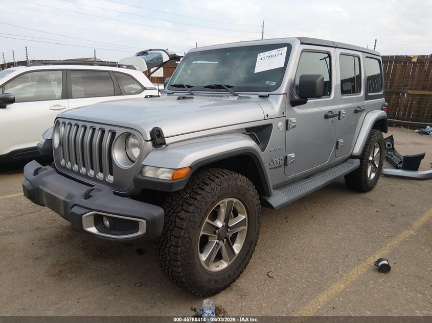 Vin: 1c4hjxeg9kw536704, lot: 46279194, jeep wrangler unlimited sahara 4x4 20192