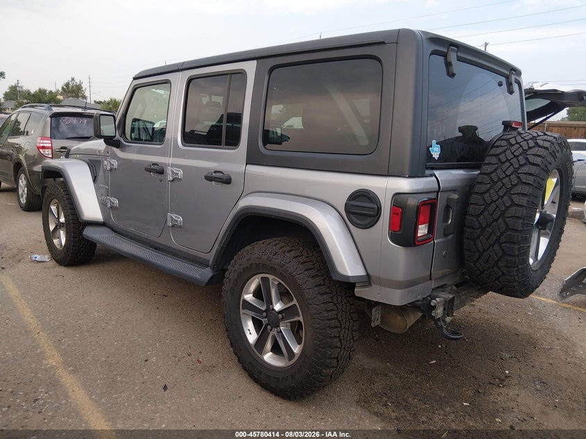 Vin: 1c4hjxeg9kw536704, lot: 46279194, jeep wrangler unlimited sahara 4x4 20193