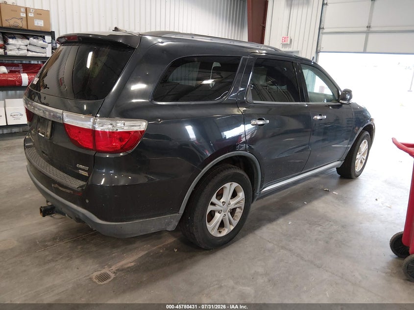 Vin: 1c4rdhdg7dc664298, lot: 46279211, dodge durango crew 20134