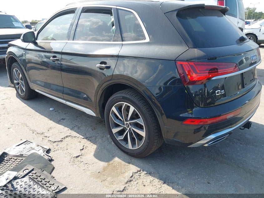 Vin: wa1eaafy4n2106978, lot: 46279214, audi q5 premium plus 45 tfsi s line quattro s tronic 20223
