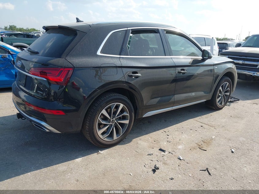 Vin: wa1eaafy4n2106978, lot: 46279214, audi q5 premium plus 45 tfsi s line quattro s tronic 20224