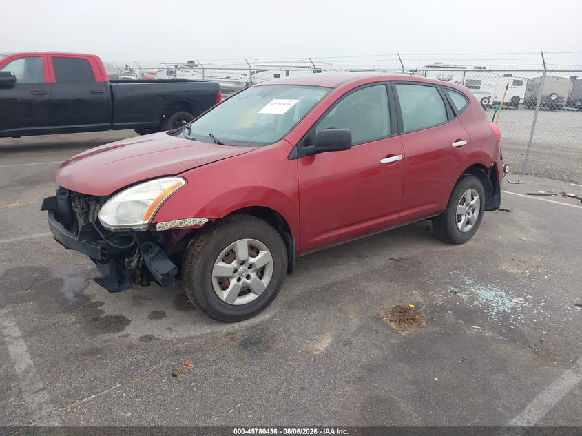 Vin: jn8as5mvxaw115516, lot: 46279217, nissan rogue s 20102