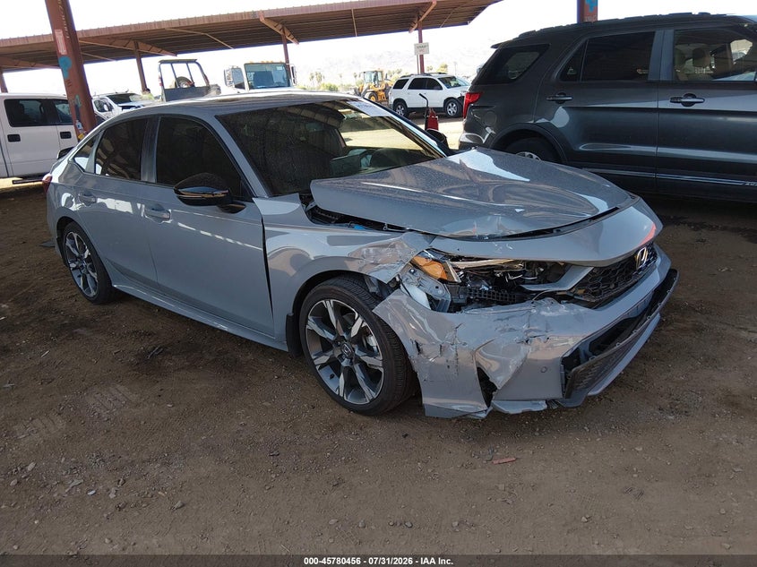 Vin: 2hgfe4f86sh339426, lot: 46279236, honda civic hybrid sport/sport touring 2025 img_1