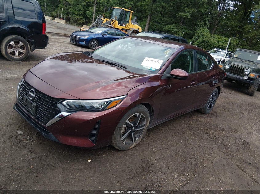 Vin: 3n1ab8cv2ry300522, lot: 46279251, nissan sentra sv xtronic cvt 20242