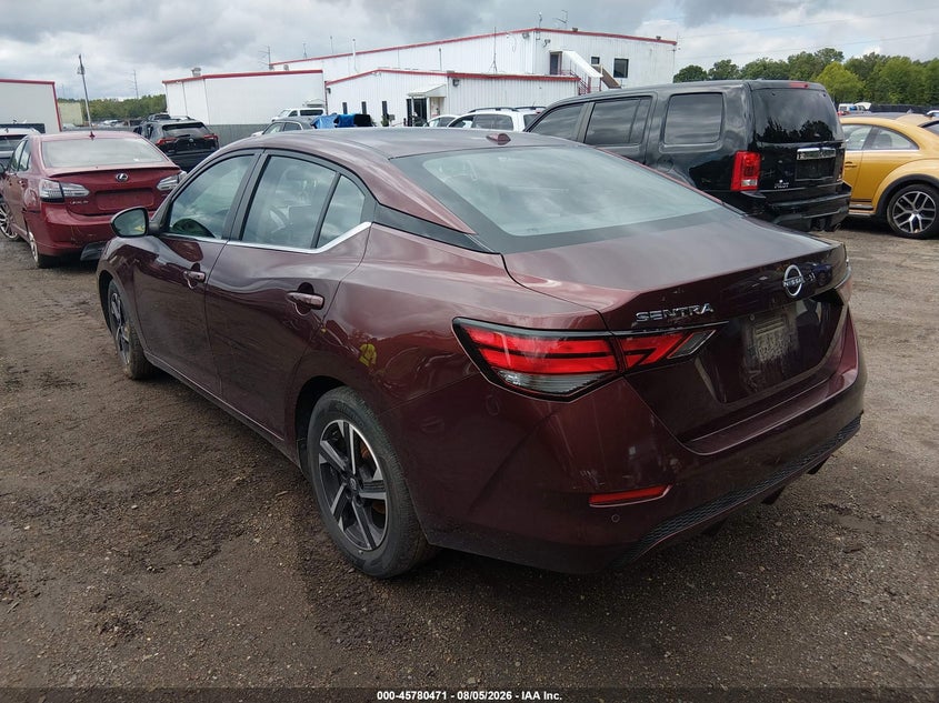 Vin: 3n1ab8cv2ry300522, lot: 46279251, nissan sentra sv xtronic cvt 20243