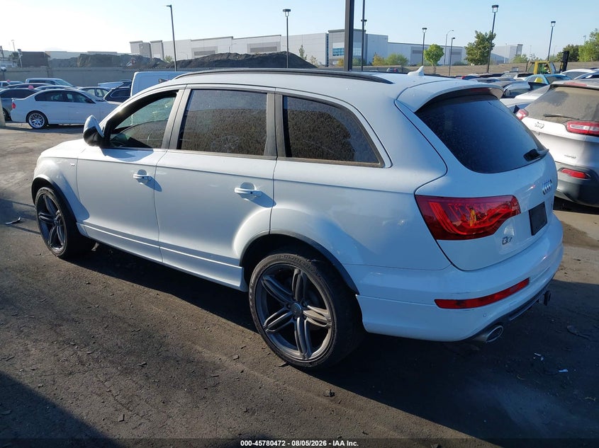 Vin: wa1wmafe7fd019356, lot: 46279252, audi q7 3.0 tdi premium 20153