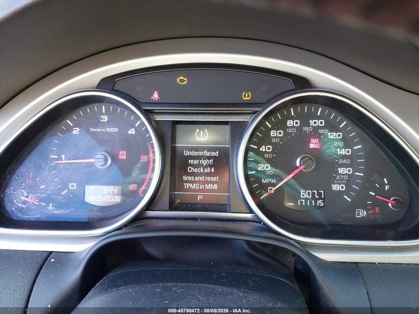 2015 AUDI Q7 SPORT UTILITY VEHICLE 3.0L V-6 DI, DOHC, VVT, TURBO, 240HP