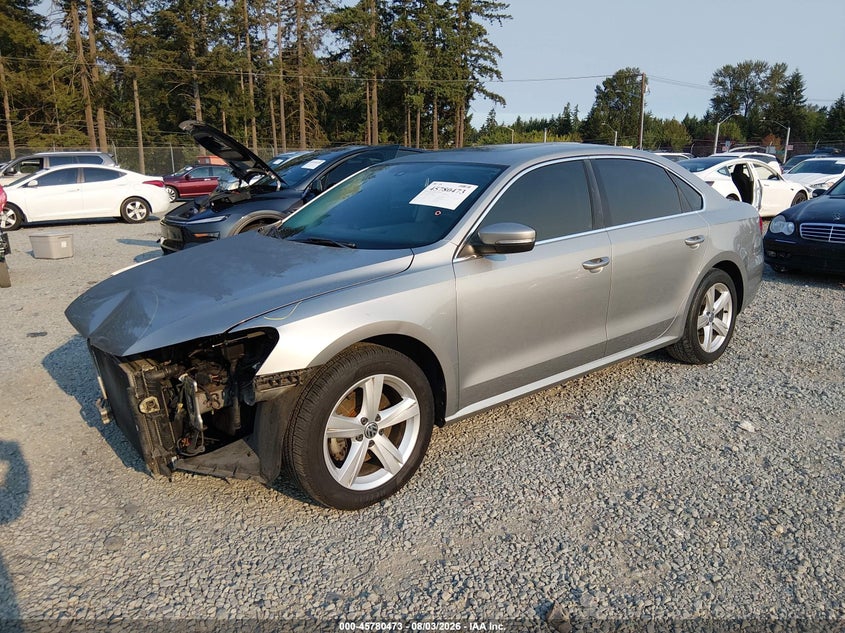 Vin: 1vwbn7a30dc148386, lot: 46279253, volkswagen passat 2.0l tdi se 20132