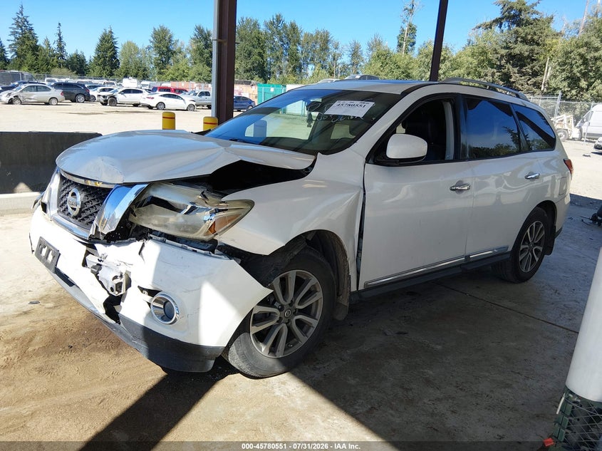 Vin: 5n1ar2mn0ec676218, lot: 46279331, nissan pathfinder sl 20142