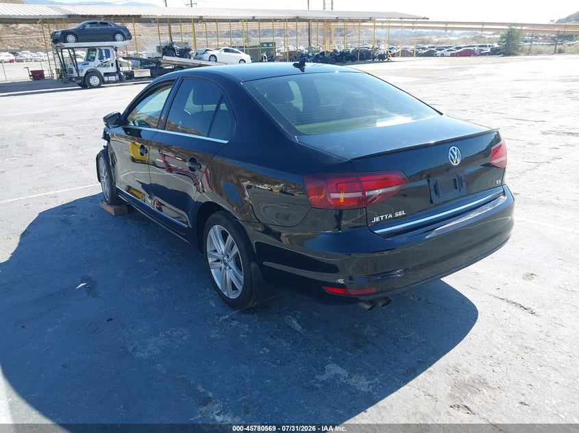 Vin: 3vwl17aj4hm373297, lot: 46279349, volkswagen jetta 1.8t sel/1.8t sel premium 20173