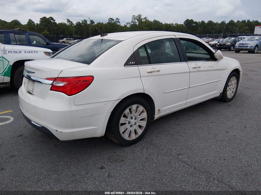Vin: 1c3bc4fb8bn515693, lot: 46279361, chrysler 200 lx 20114