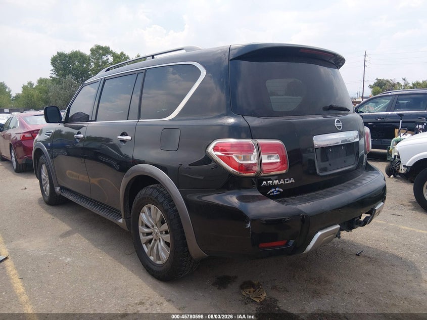 Vin: jn8ay2nc9h9504683, lot: 46279378, nissan armada sv 20173