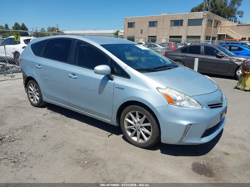 Vin: jtdzn3eu5c3141784, lot: 46279380, toyota prius v two 2012 img_1