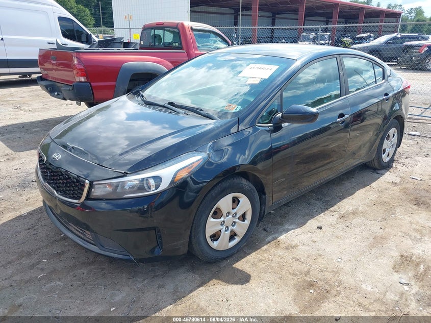 Vin: 3kpfk4a72he098880, lot: 46279394, kia forte lx 20172