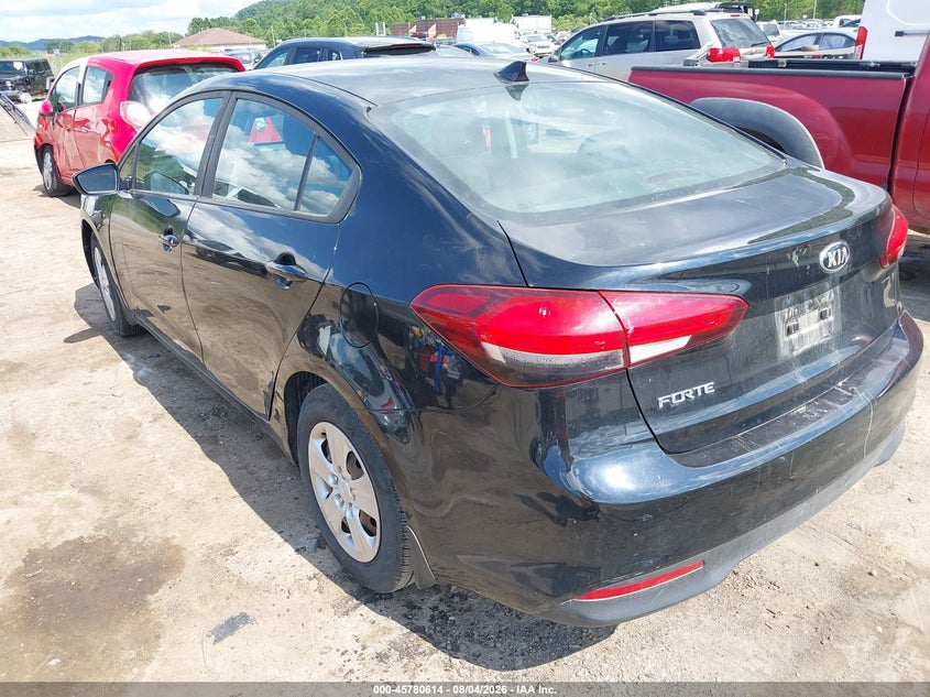 Vin: 3kpfk4a72he098880, lot: 46279394, kia forte lx 20173