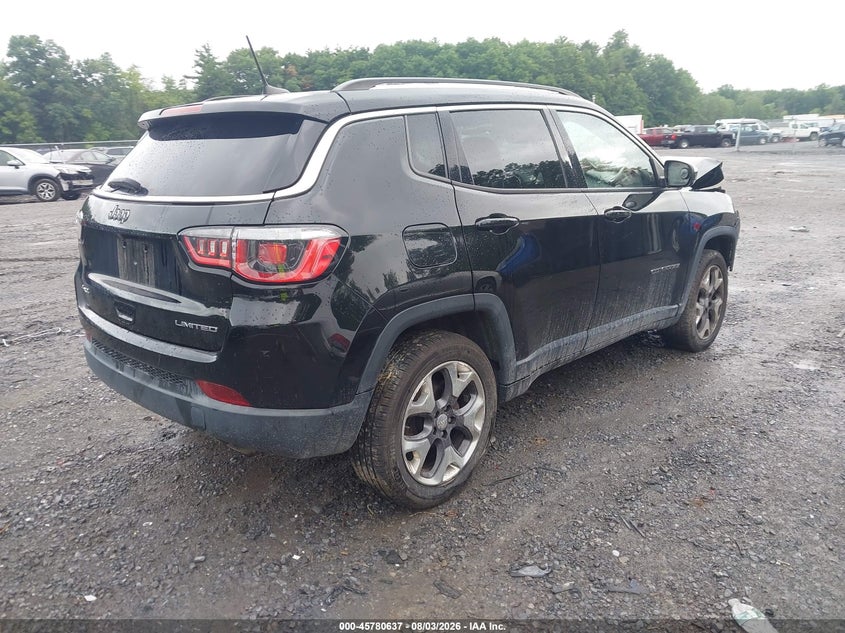 Vin: 3c4njdcb7lt159760, lot: 46279417, jeep compass limited 4x4 20204