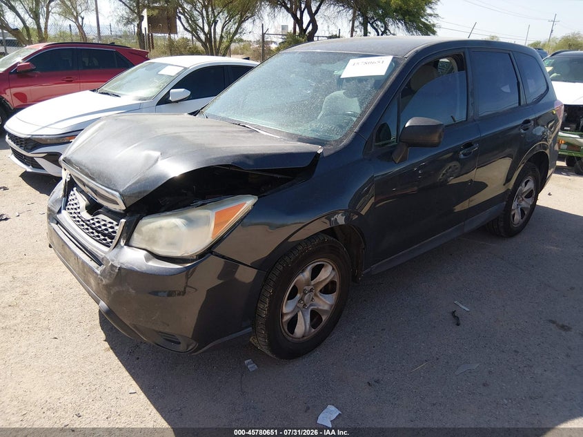 Vin: jf2sjaac6eh458706, lot: 46279431, subaru forester 2.5i 20142