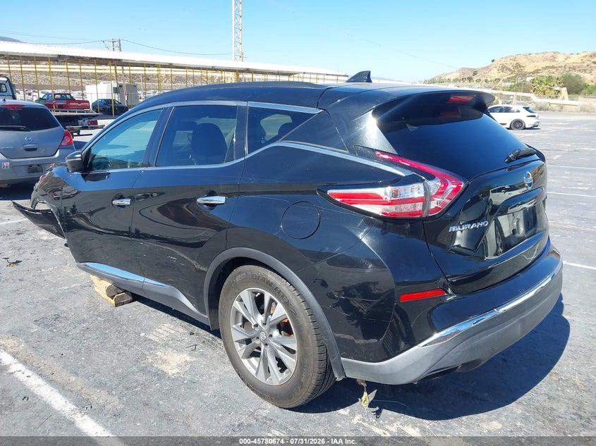 Vin: 5n1az2mg7jn115014, lot: 46279454, nissan murano sv 20183
