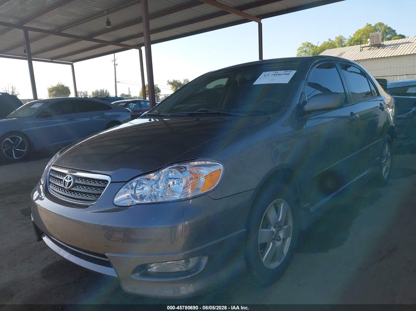 2007 Toyota Corolla, Rear, IAAI, VIN 1NXBR30E37Z829428 — photo 2