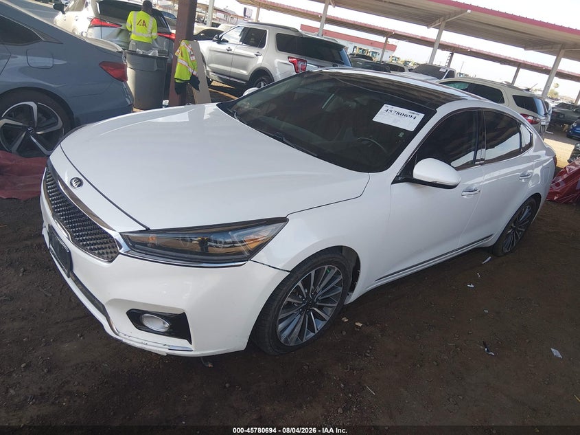 Vin: knalc4j13j5099725, lot: 46279474, kia cadenza premium 20182