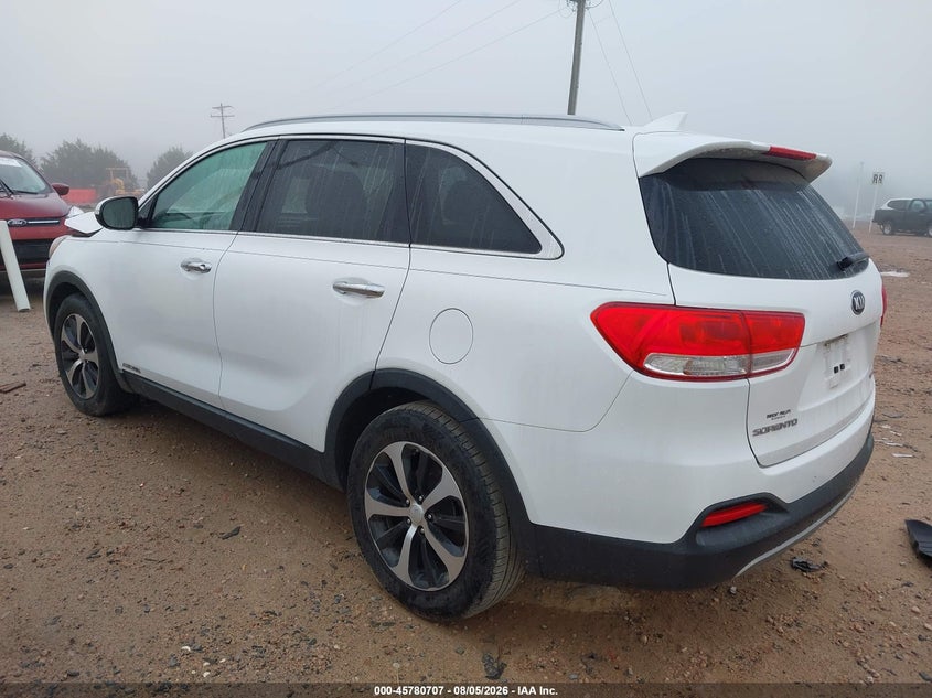 Vin: 5xyphda51gg152222, lot: 46279487, kia sorento 3.3l ex 20163