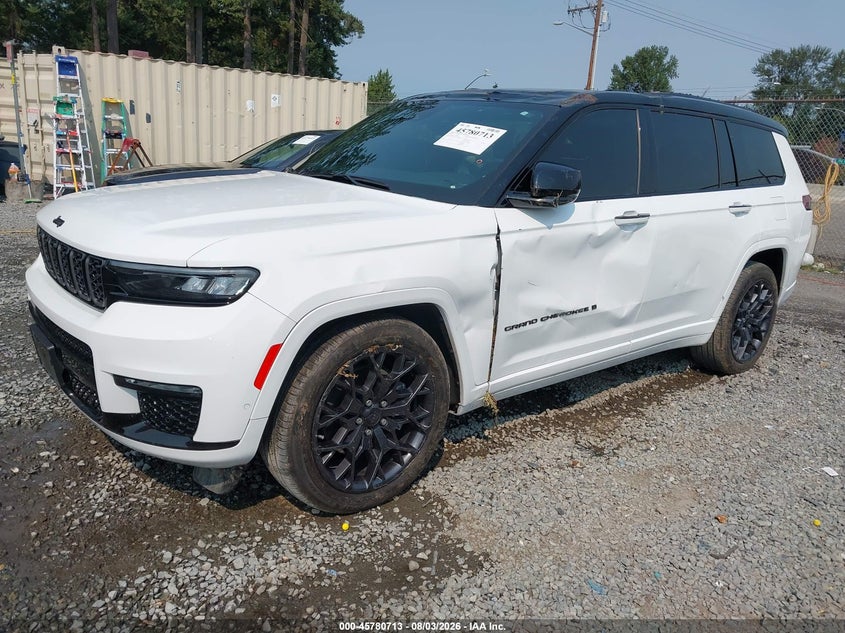 Vin: 1c4rjkeg9p8789959, lot: 46279493, jeep grand cherokee l summit reserve 4x4 20232