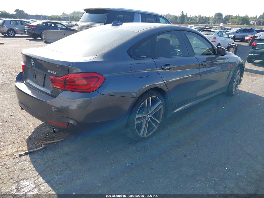 Vin: wba4j7c59jbh15122, lot: 46279496, bmw 440i gran coupe xdrive 20184