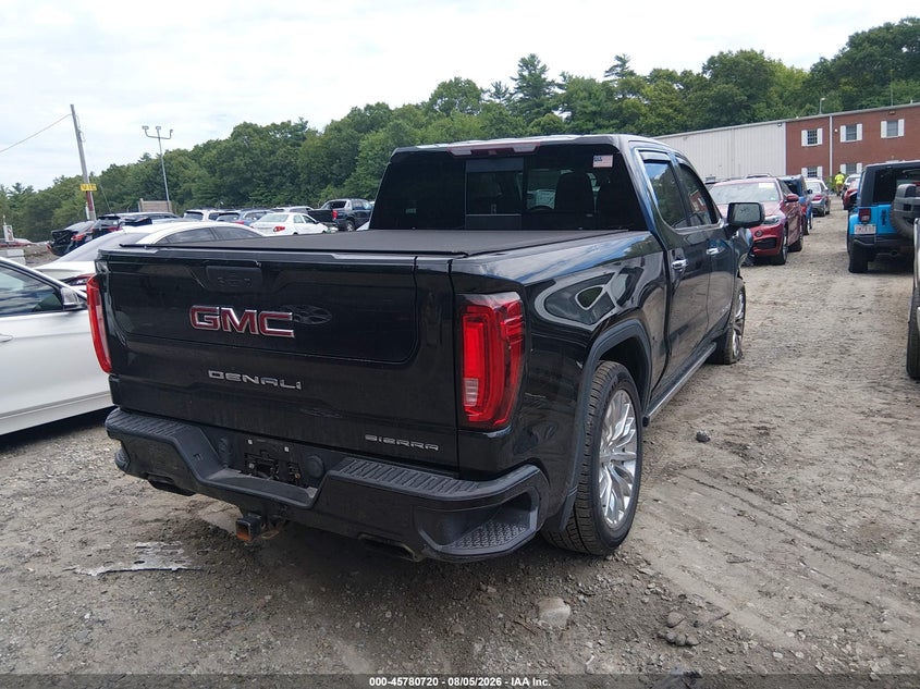 Vin: 1gtu9fel2kz230201, lot: 46279500, gmc sierra 1500 denali 20194