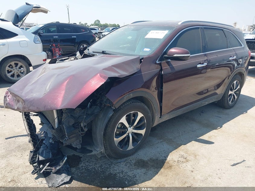 Vin: 5xyph4a54hg228534, lot: 46279509, kia sorento 3.3l ex 20172