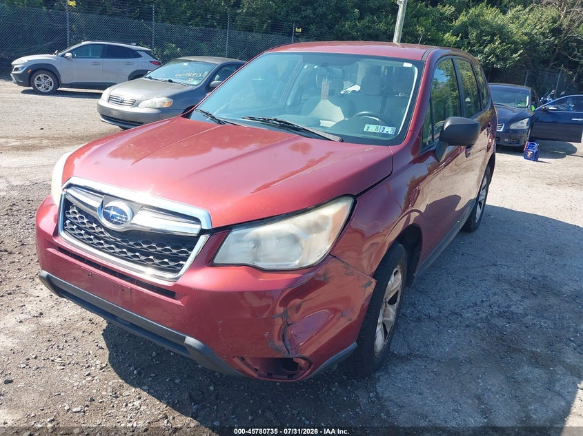 Vin: jf2sjaac8eh413430, lot: 46279515, subaru forester 2.5i 20142