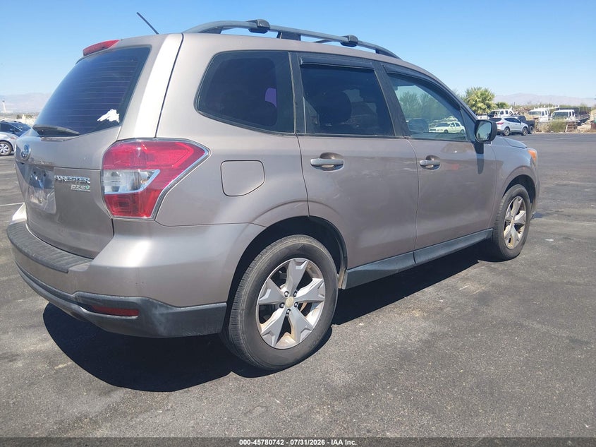 Vin: jf2sjabc3fh575305, lot: 46279522, subaru forester 2.5i 20154