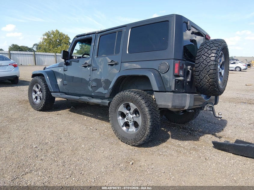 Vin: 1c4bjweg6gl298626, lot: 46279531, jeep wrangler unlimited sahara 20163