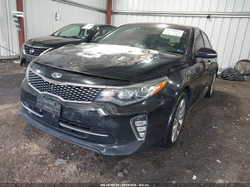Vin: 5xxgv4l22jg200057, lot: 46279537, kia optima sx turbo 20182