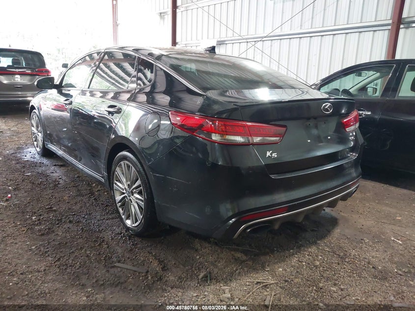 Vin: 5xxgv4l22jg200057, lot: 46279537, kia optima sx turbo 20183