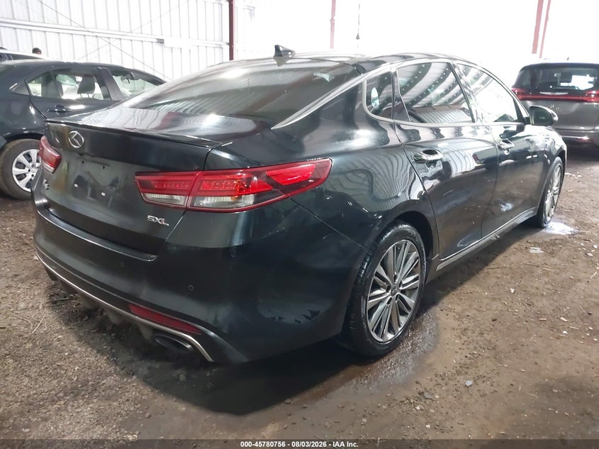Vin: 5xxgv4l22jg200057, lot: 46279537, kia optima sx turbo 20184