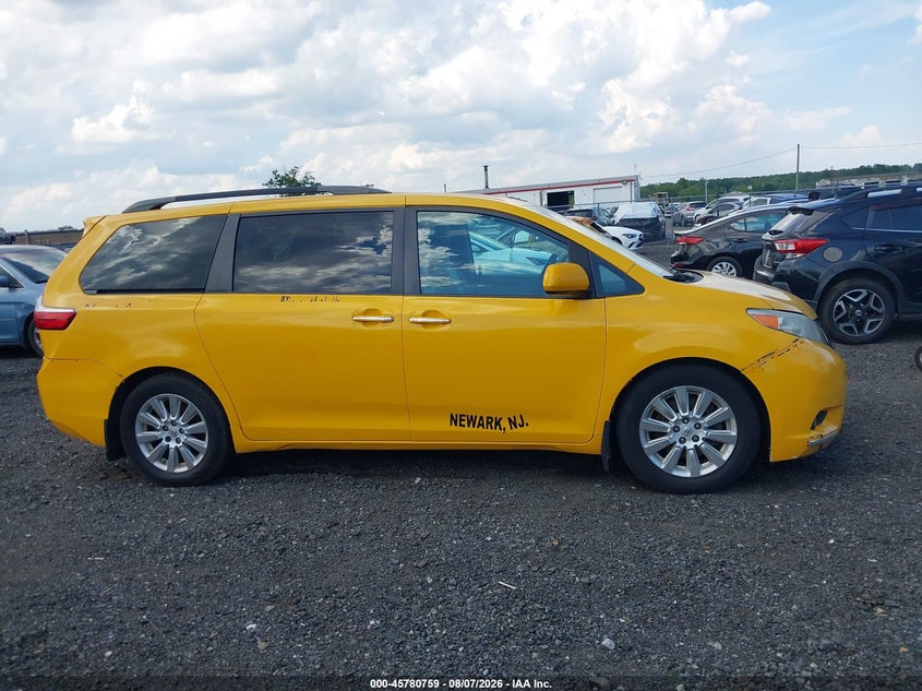 TOYOTA SIENNA 2015 VIN 5TDDK3DC1FS104584