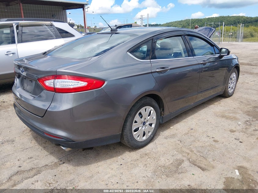 Vin: 3fa6p0g79er368604, lot: 46279545, ford fusion s 20144