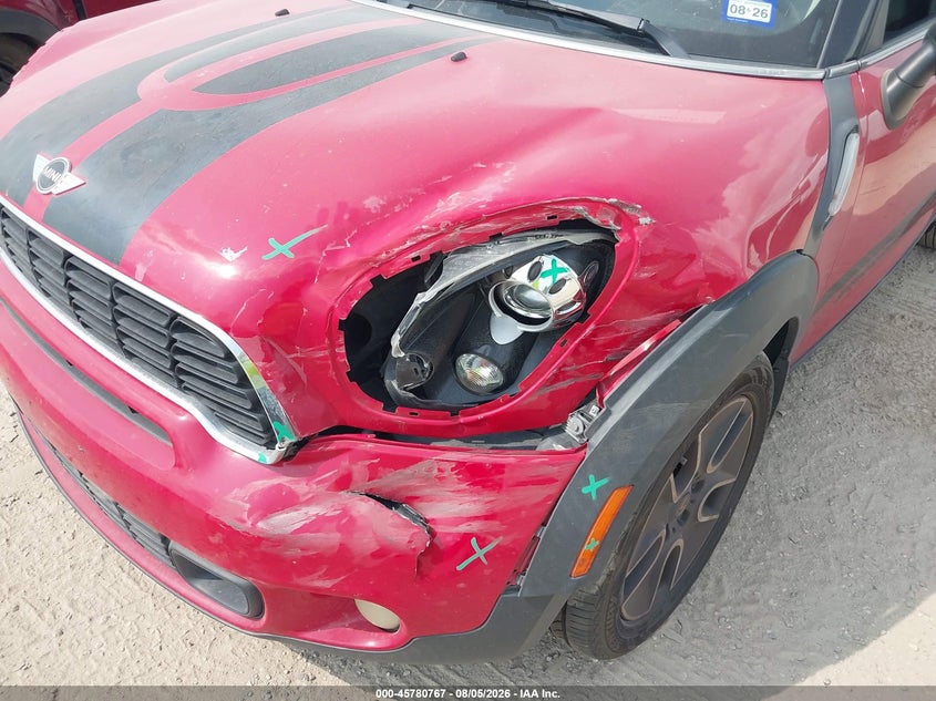 MINI COOPER S COUNTRYMAN 2012 VIN WMWZC3C55CWL87814