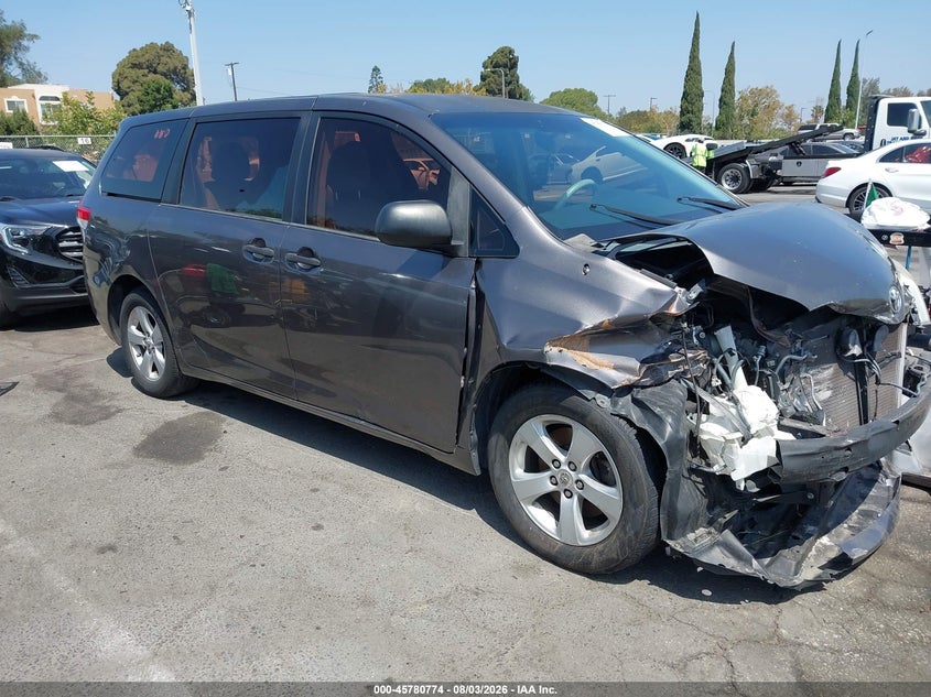 2012 Toyota Sienna Base V6 7 Passenger VIN 5TDZK3DC1CS277233
