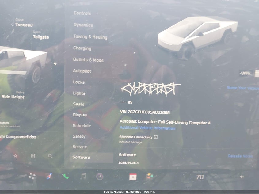 2025 TESLA CYBERTRUCK PICKUP ELECTRIC