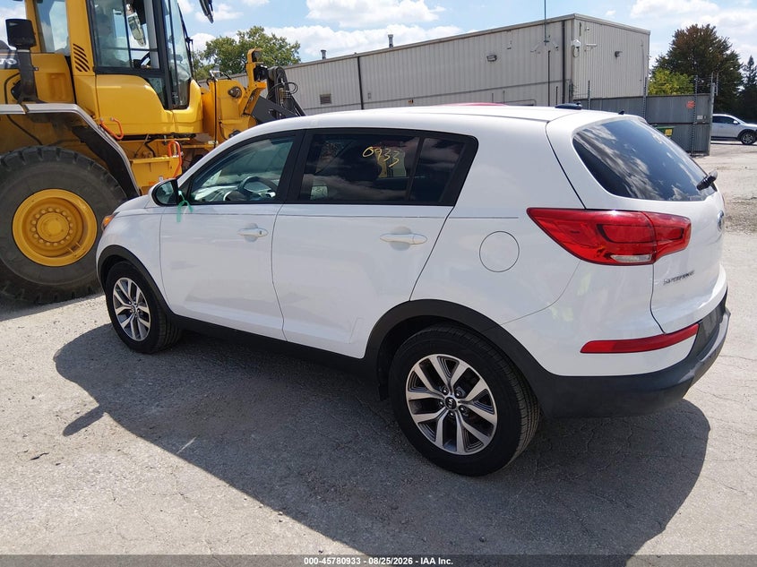 Vin: kndpb3ac3f7783172, lot: 46279757, kia sportage lx 20153