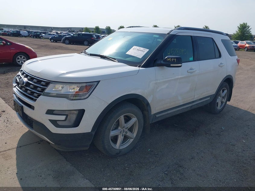 Vin: 1fm5k8d82hgd65762, lot: 46279774, ford explorer xlt 20172