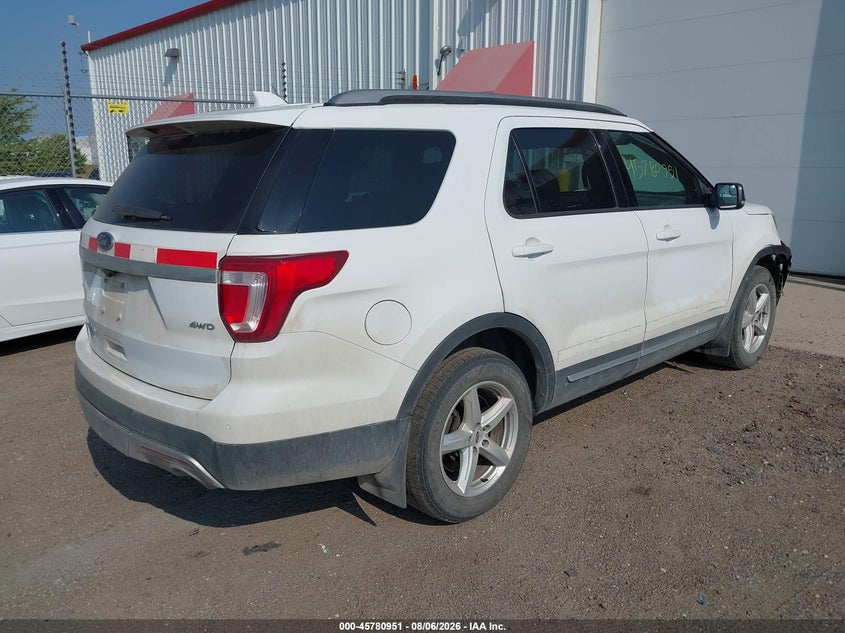 Vin: 1fm5k8d82hgd65762, lot: 46279774, ford explorer xlt 20174