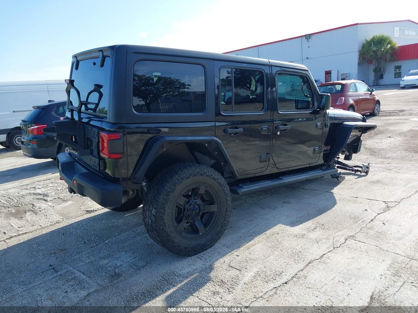 Vin: 1c4hjxfg9jw112968, lot: 46279810, jeep wrangler unlimited rubicon 4x4 20184