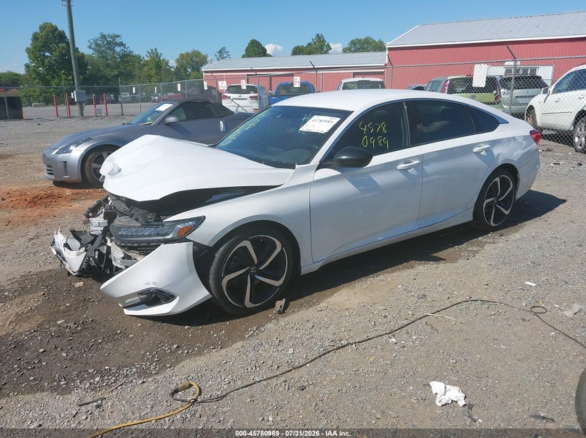 Vin: 1hgcv1f43ma048432, lot: 46279813, honda accord sport special edition 20212