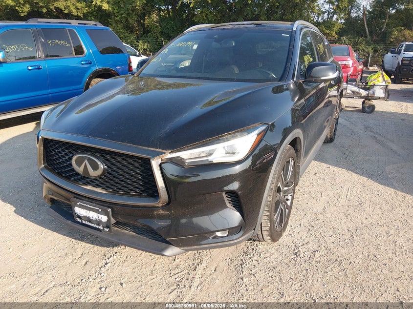 Vin: 3pcaj5bb0mf109580, lot: 46279815, infiniti qx50 luxe awd 20212