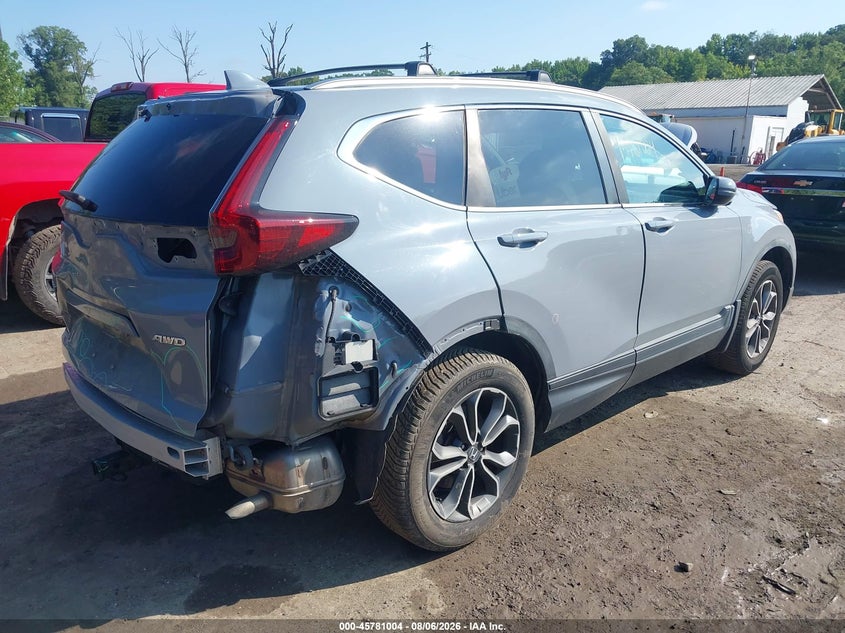 Vin: 5j6rw2h80la015893, lot: 46279828, honda cr-v awd ex-l 20204