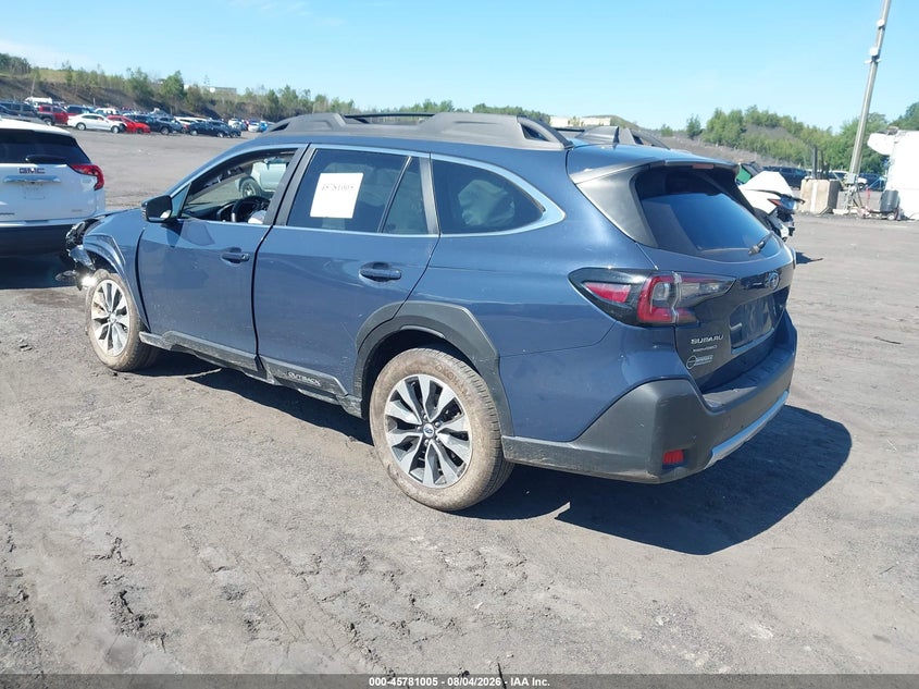 Vin: 4s4btanc7r3223006, lot: 46279829, subaru outback limited 20243
