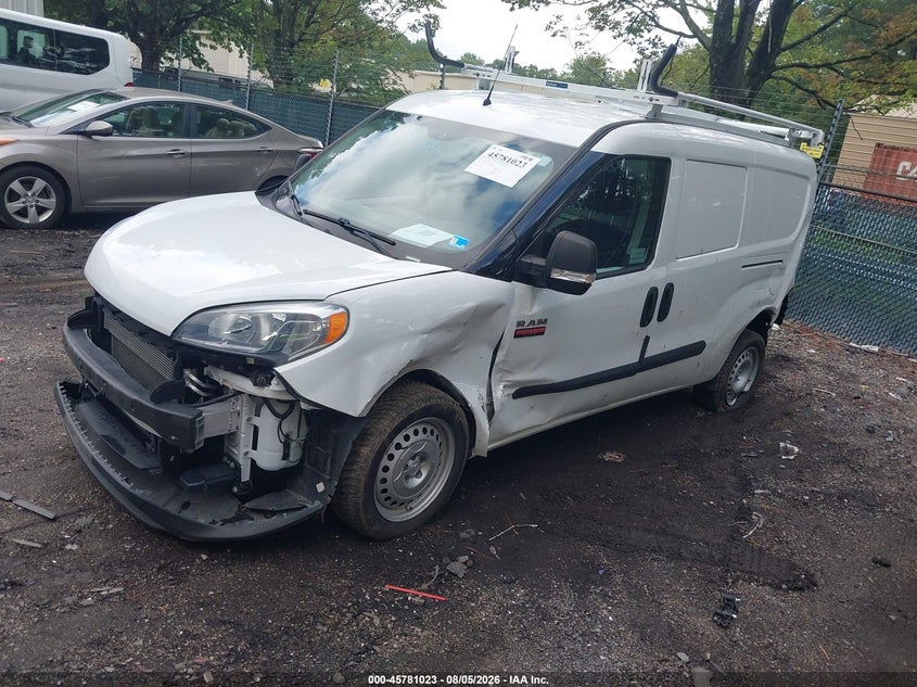 Vin: zfbhrfab3n6w60133, lot: 46279847, ram promaster city cargo van 20222